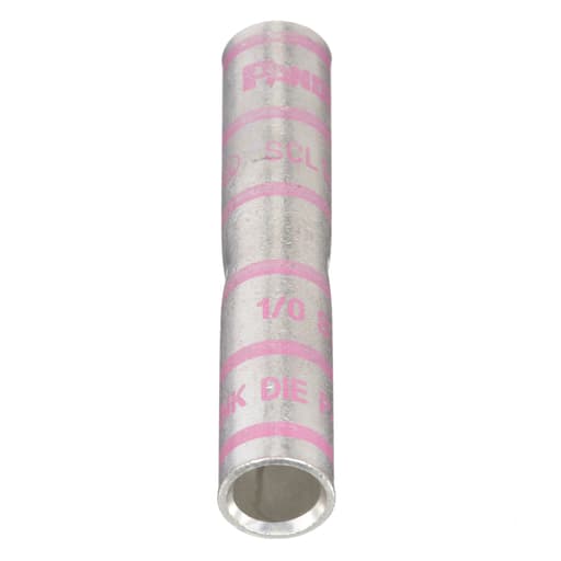 Panduit Corp - Panduit SCL1/0-X Long Barrel Copper Compression Butt Splice