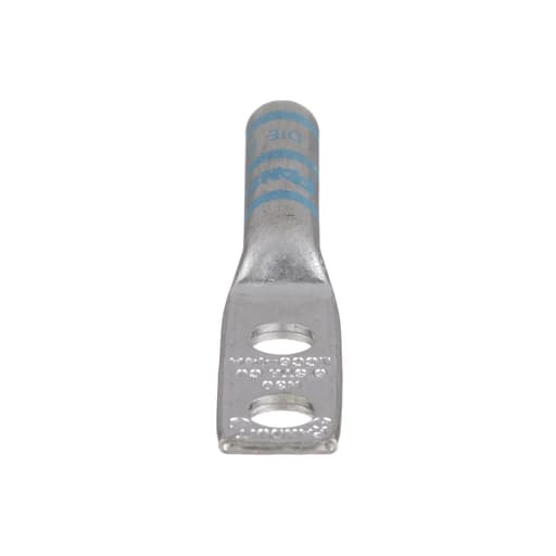 Panduit Corp - Panduit LCC6-14A-L Pan-Lug™ Copper 2 Hole Straight Tongue Compression Lug