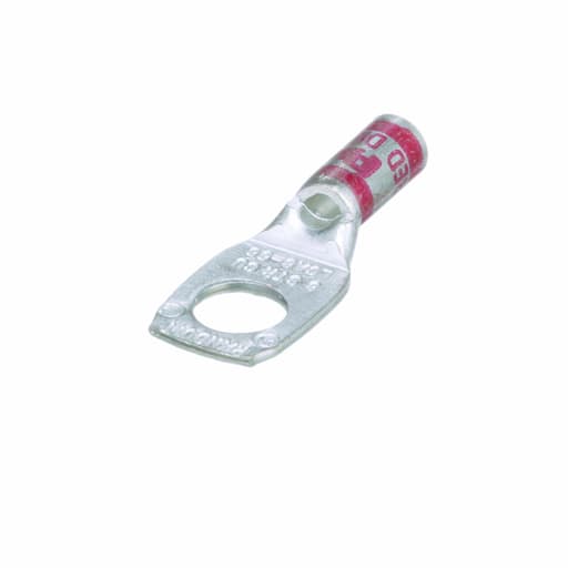 Panduit Corp - Panduit LCA8-56-L 1-Hole #8 AWG 5/16 Inch Stud Hole Copper Compression Lug