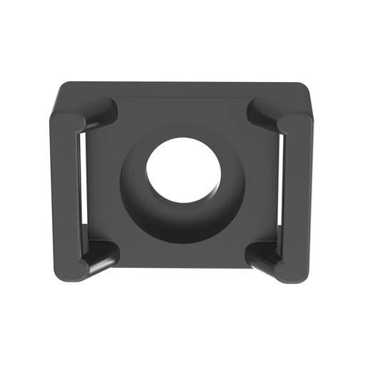 Panduit Corp - Panduit TM3S10-C0 Cable Tie Mount, .62" (15.8mm)W, #10 Screw (M5), Weather Resistant Nylon