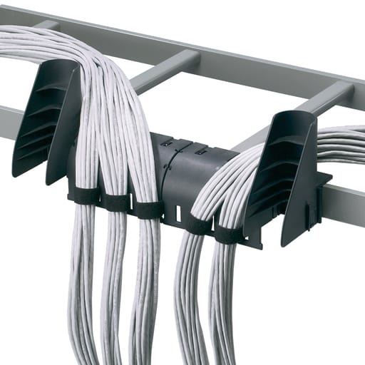 Panduit Corp - Panduit CMW-KIT Cable Management Waterfall Kit, Black Nylon