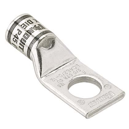Panduit Corp - Panduit LCAS2-38-Q 1-Hole #2 AWG Copper Compression Lug