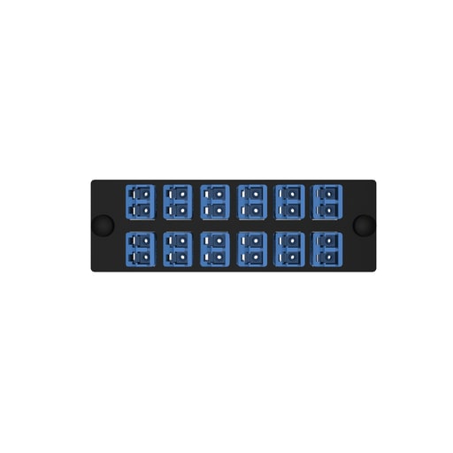 Panduit Corp - Panduit FAP12WBUDLCZ FAP, OS2, 12 LC Duplex, Blackue