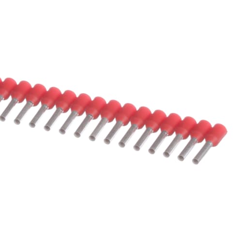Panduit Corp - Panduit FSD77-8-DSL2 Covered Single Wire Ferrule on Strip