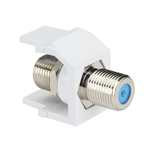 Panduit Corp - Panduit NKFWH NetKey® F-Type Module, White