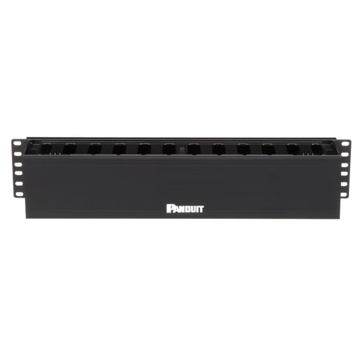 Panduit Corp - Panduit WMPF1E Horizontal Single-Sided Manager, 2RU, 3.7 in. Depth