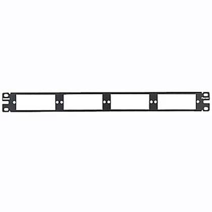 Panduit Corp - Panduit CFAPPBL1 Fiber Patch Panel, Flat, Black, 1 RU