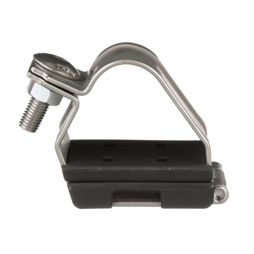 Panduit Corp - Panduit CCSSTR2328-X Cable Cleat, TR Clamp Type, 316L SS, Trefoil, 0.91-1.1in OD, PK10
