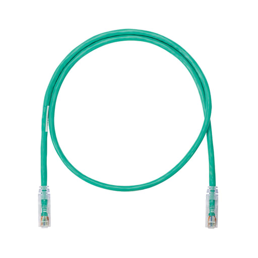 Panduit Corp - Panduit NK6PC10GRY Cat 6 24 AWG UTP Patch Cord, 10 ft, Green