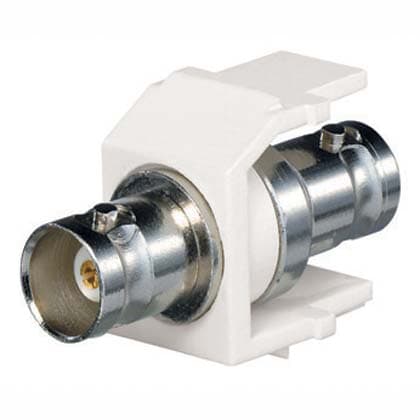 Panduit Corp - Panduit NKBNCMEIY BNC Module, 50 Ohm, Electric Ivory