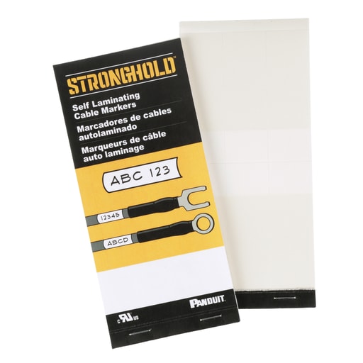 Panduit Corp - Panduit PSCB-6Y Write-On Self Laminating Wire Marker Card