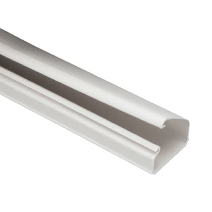 Panduit Corp - Panduit LD10WH10-A Surface Raceway, LD10 Low Voltage Single Channel, 10 ft, White