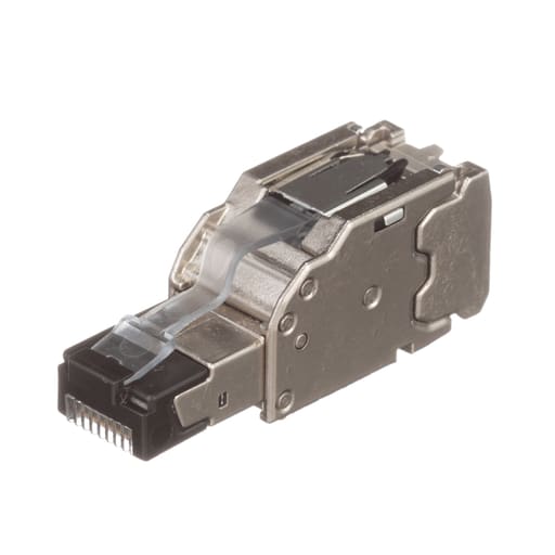 Panduit Corp - Panduit FPS6X88MTG-X TX6A Cat 6A Shielded RJ45 Field Term Plug, 22-26 AWG