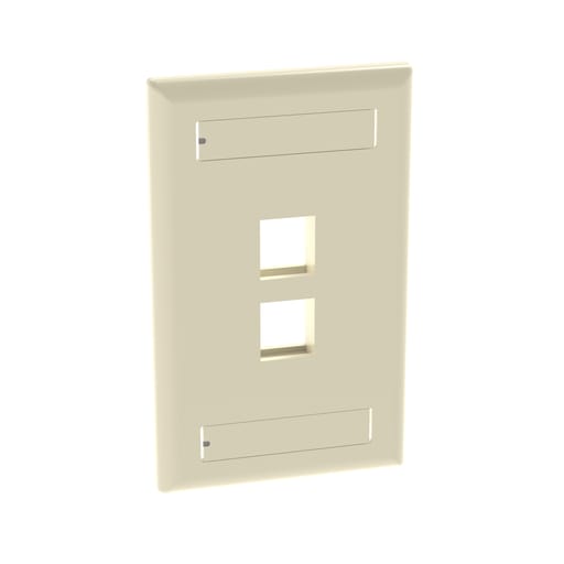 Panduit Corp - Panduit NK2FEIY Pand 2-Position 1-Gang Faceplate