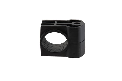Panduit Corp - Panduit CCPL1H2732-X Cable Cleat, 1H Clamp Type, PL, Single Cable, 1.06-1.26in OD, PK10