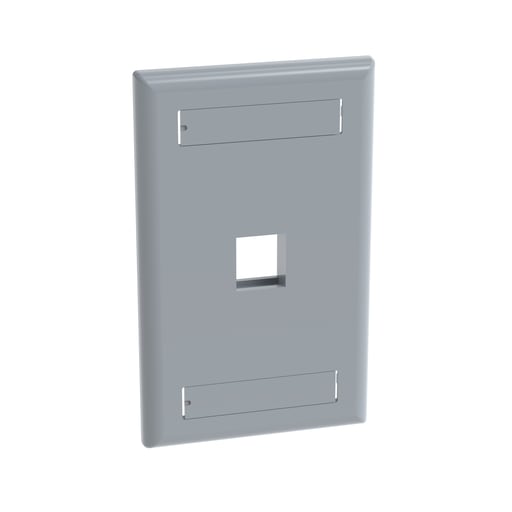 Panduit Corp - PAN NK1FIGY NetKey® Faceplate, 1-Po