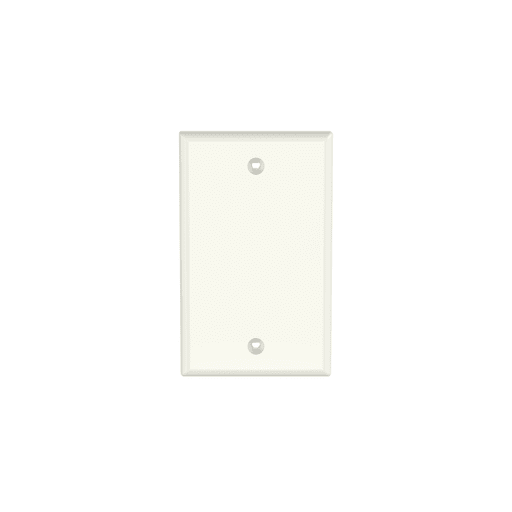 Panduit Corp - Panduit CPNIW Surface Raceway, Single Gang Screw-on Blackank, Faceplate, Off-White