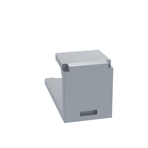Panduit Corp - Panduit CMBIG-X 1-Port International Gray ABS Blank Module