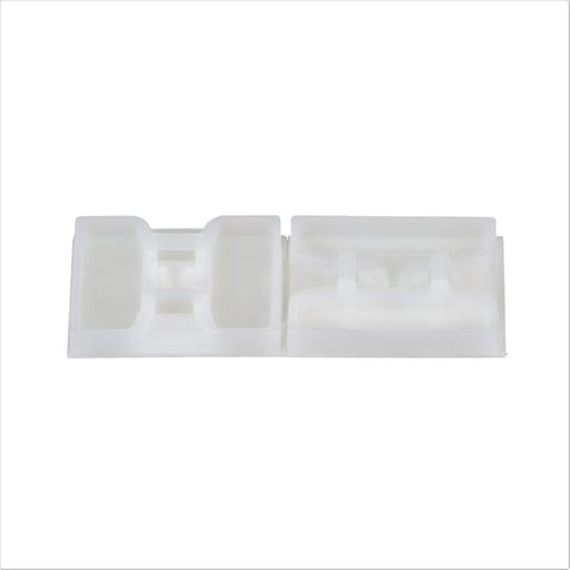 Panduit Corp - Panduit ABMS-A-C Cable Tie Mount, Adh., 1.1"x1.1" (27.9mm x 27.9mm), WH