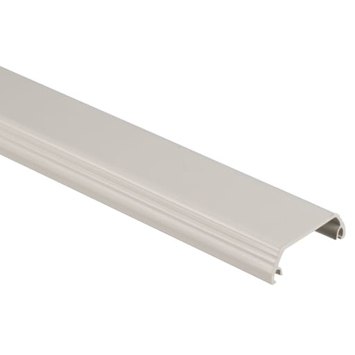 Panduit Corp - Panduit T45CWH8 Surface Raceway, T-45 Power Rated Cover 8 ft, White