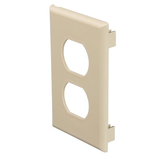Panduit Corp - Panduit T70PEI Surface Raceway, 106 Duplex Elec/Comm Facplt, Elec Ivory