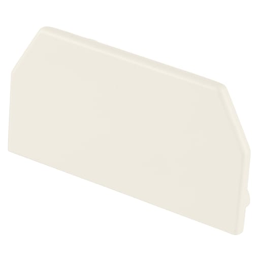Panduit Corp - Panduit T45ECWH Surface Raceway, T-45 End Cap, White