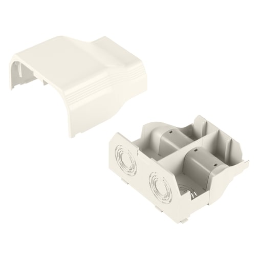 Panduit Corp - Panduit T70EEWH Surface Raceway, T-70 Entrance End, White