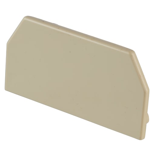 Panduit Corp - Panduit T45ECEI Surface Raceway, T-45 End Cap, Electric Ivory