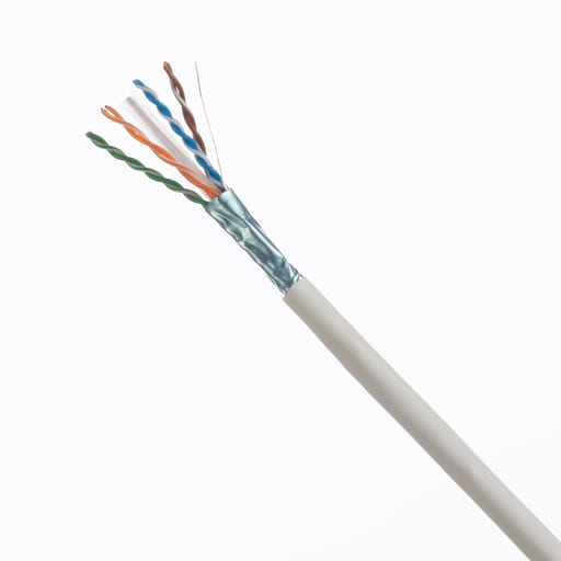 Panduit Corp - Panduit PFR6X04BU-CG TX6A™ Copper Cable, Cat 6A, 23 AWG, F/UTP, CMR, Blackue