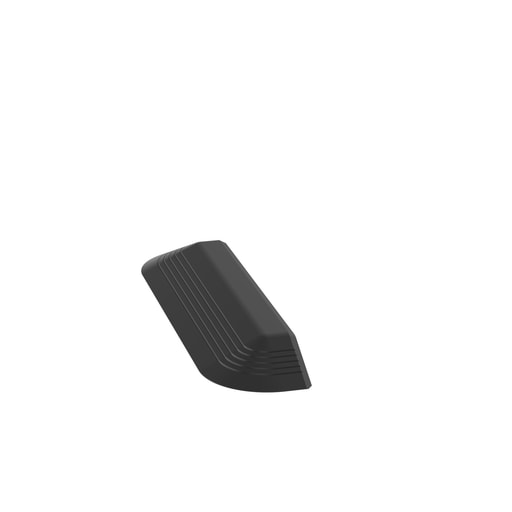 Panduit Corp - Panduit AFR4ECBL Above Floor Raceway End Cap Fitting, Black