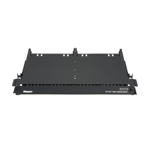 Panduit Corp - Panduit FLEX1U06 Fiber Enclosure, 1 RU, 6 Ports, Black