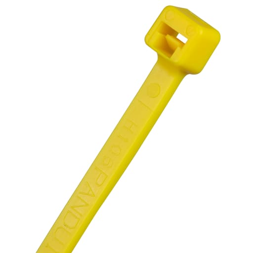 Panduit Corp - Panduit PLT4S-C4Y Cable Tie, 14.5"L (368mm), Standard, Nylon, Yellow