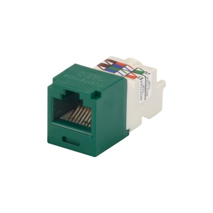 Panduit Corp - Panduit CJ688TPGR Cat 6 UTP 8-Position 8-Wire Mini-Com Module