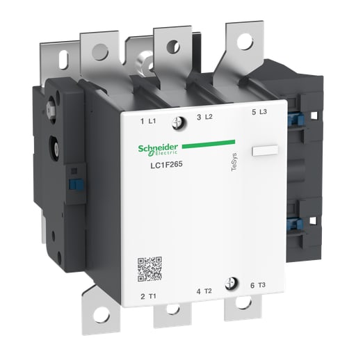 Square-D / Schneider - Square D LC1F265 600 VAC 265 Amp 3-Pole 1NO Panel Mount Full Voltage Non-Reversing IEC Contactor