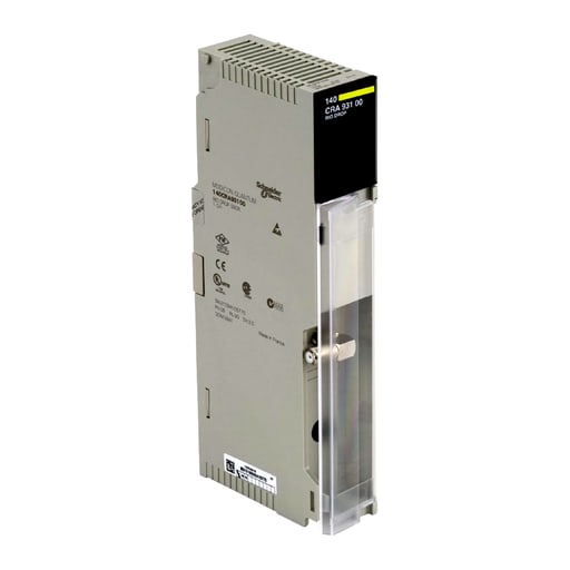 Square-D / Schneider - Square D 140CRA93100 3 W 600 mA 75 Ohm 1-Channel F-Type Coaxial Cable Rio Head PLC Drop Adapter Module