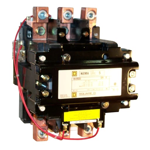 Square-D / Schneider - Square D 8502SGO2V03 220/240 VAC 270 Amp 3-Pole Open Type Full Voltage Non-Reversing Magnetic Contactor