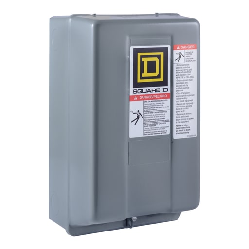 Square-D / Schneider - Square D 8903SMG4V02 110/120 VAC 30 Amp 5-Pole NEMA 1 Electrically Held Lighting Contactor
