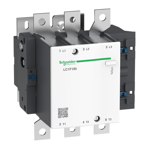 Square-D / Schneider - Square D LC1F185 600 VAC 185 Amp 3-Pole 1NO Panel Mount Full Voltage Non-Reversing IEC Contactor