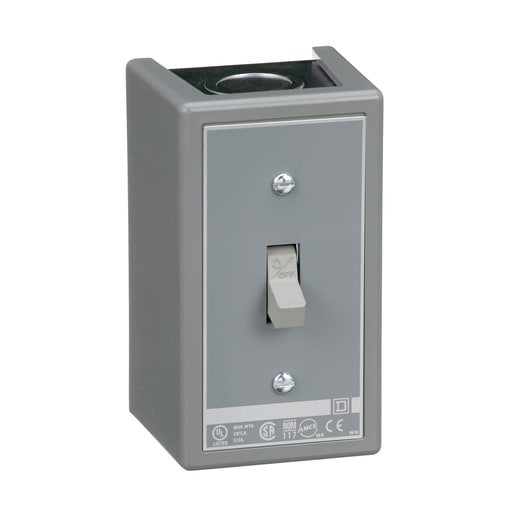 Square-D / Schneider - Square D 2510KG5 600 VAC 230 VDC 30 Amp 10 Hp 2-Pole NEMA 1 1-Phase Manual Switch