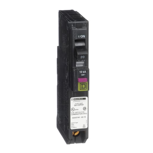 Square-D / Schneider - SQD QO120PDFC Mini circuit breaker,