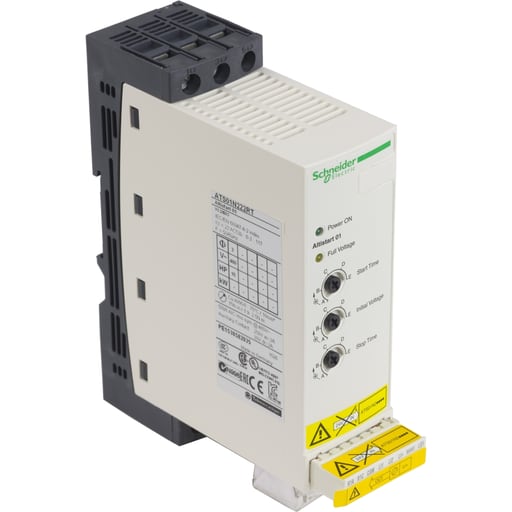 Square-D / Schneider - Square D ATS01N222RT 440 to 480 VAC 22 Amp 15 Hp 3-Phase IP20 Soft Starter