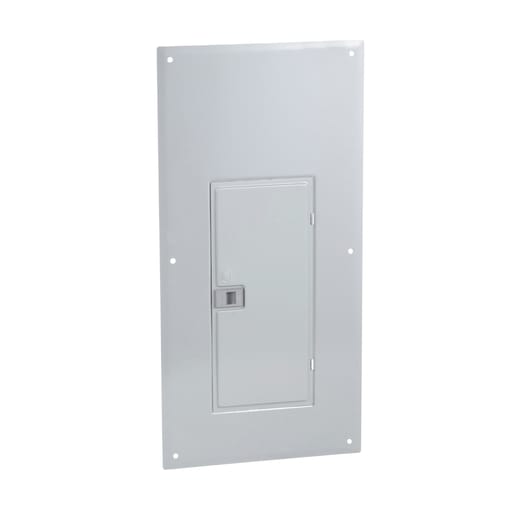 Square-D / Schneider - Square D QOC30UF Load Center Cover, 30 Circuits, Flush-Mount, NEMA-1, Gray
