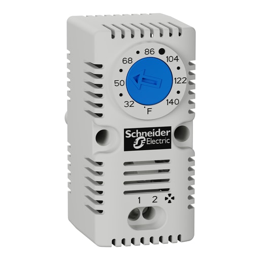 Square-D / Schneider - Square D NSYCCOTHOF 33 x 44 x 68 mm 1NO 250 VAC 10 Amp Gray Plastic Thermostat Control