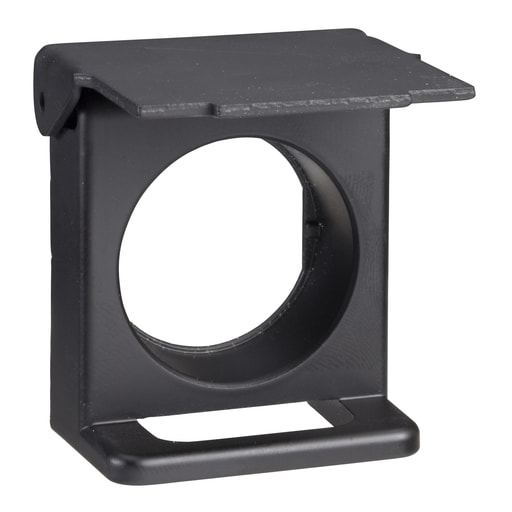 Square-D / Schneider - Square D ZB4BZ62 22 mm Black Push Button Padlockable Flap