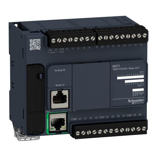Square-D / Schneider - Square D TM221CE24R 120 VAC M221 Programmable Logic Controller