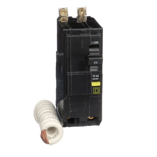 Square-D / Schneider - Square D QOB250GFI 120/240 Volt 50 Amp Miniature Circuit Breaker