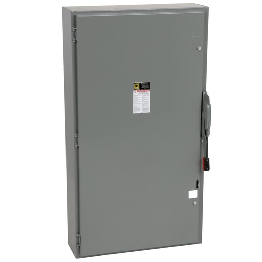 Square-D / Schneider - Square D H366N 600 VAC 600 Amp 3-Pole Class H/J/K/L/R Fusible Heavy Duty Safety Switch