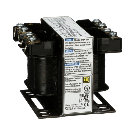 Square-D / Schneider - Square D 9070T50D31 50 VA 240 x 480 VAC Primary 120/240 VAC Secondary 1-Phase Control Transformer