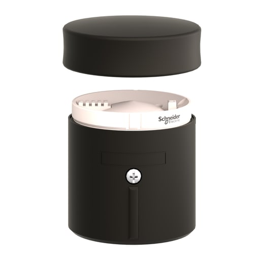 Square-D / Schneider - Square D XVBC21 70 mm Black Glass Reinforced Polyamide Beacon Base Unit with Cover