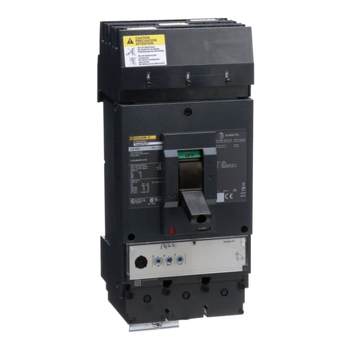 Square-D / Schneider - Square D LGA36400U31X 3-Pole 400 Amp 600 Volt Electronic Trip Molded Case Circuit Breaker